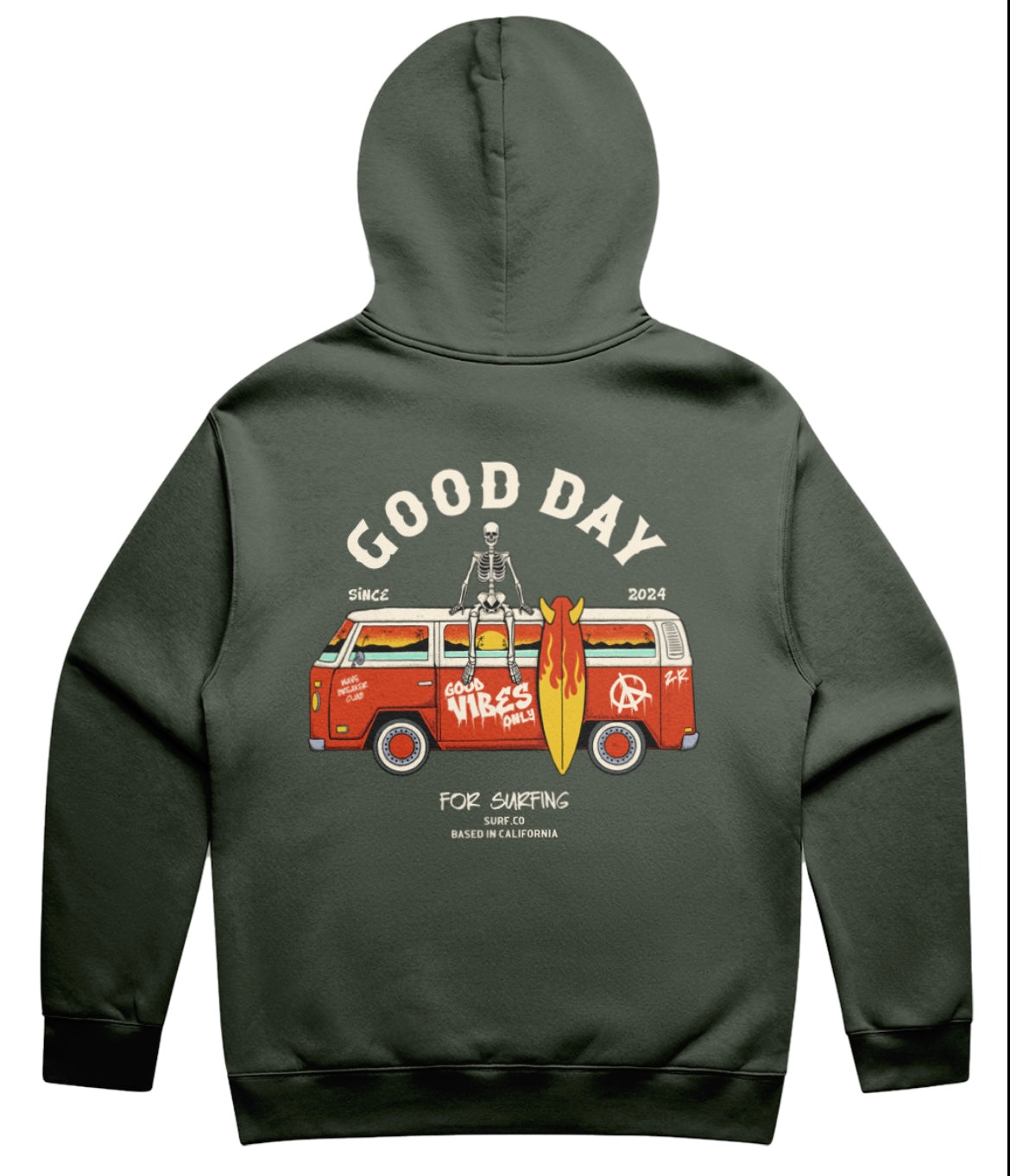 Good day (double print) Adult Hoodie